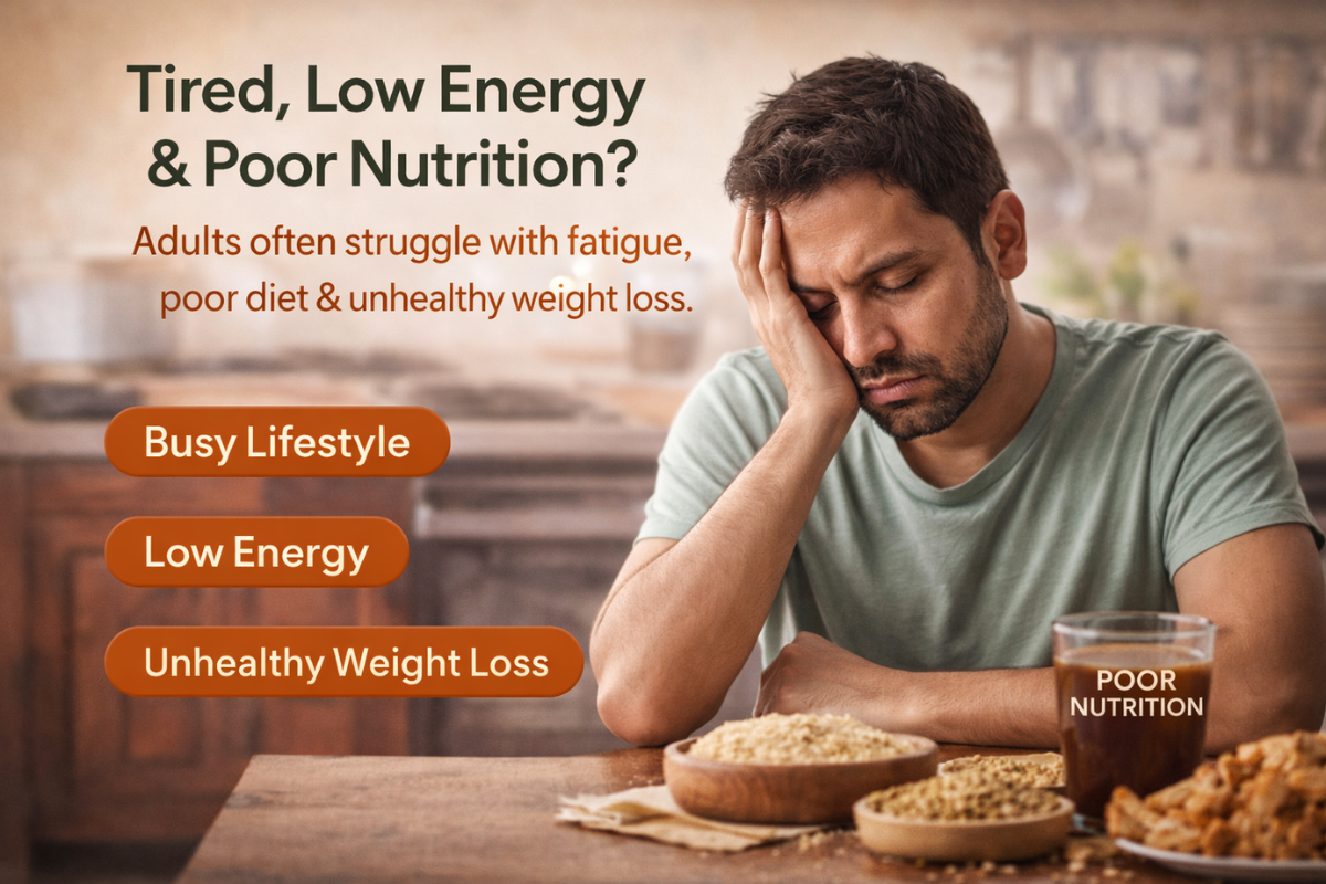 best health mix for adults for energy and weight gain